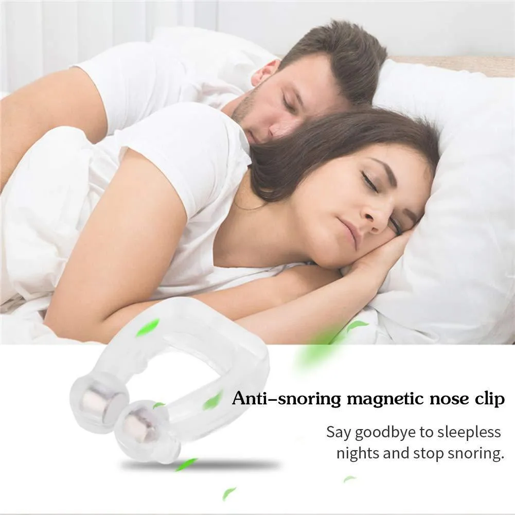 Magnetic Anti Snore Device Nose Clip Sleeping Aid Guard Snore Stopper Night Device For Men & women