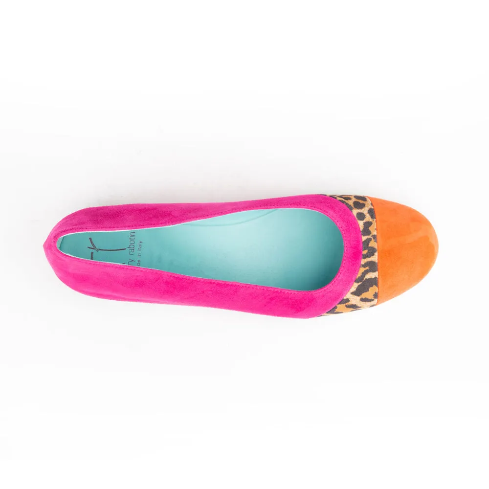 MARTA FUCHSIA SUEDE COMBO