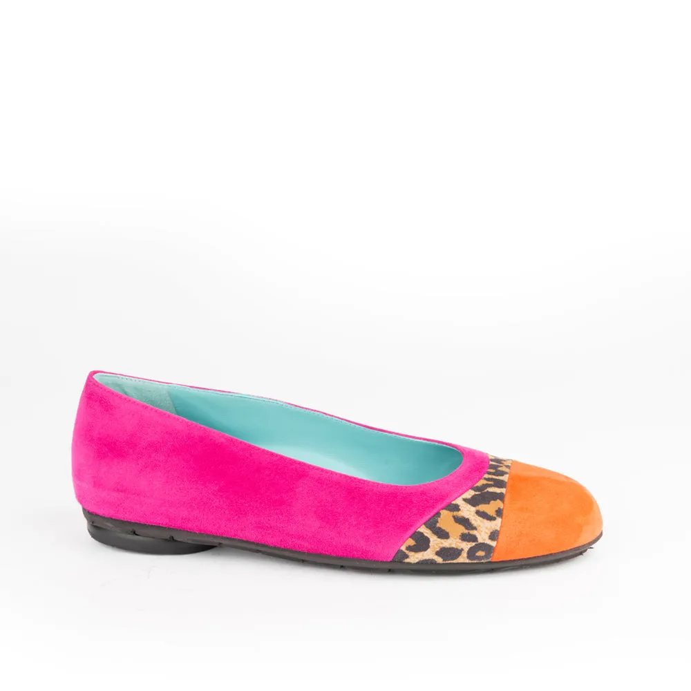 MARTA FUCHSIA SUEDE COMBO