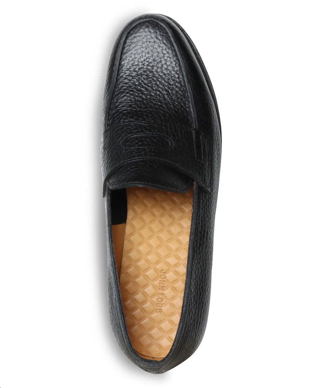 Moorland Grain Loafer in Black