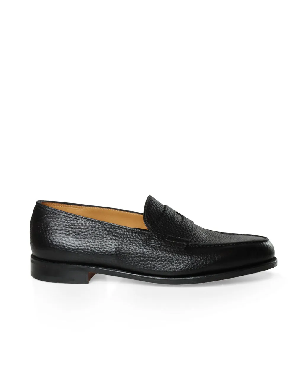 Moorland Grain Loafer in Black