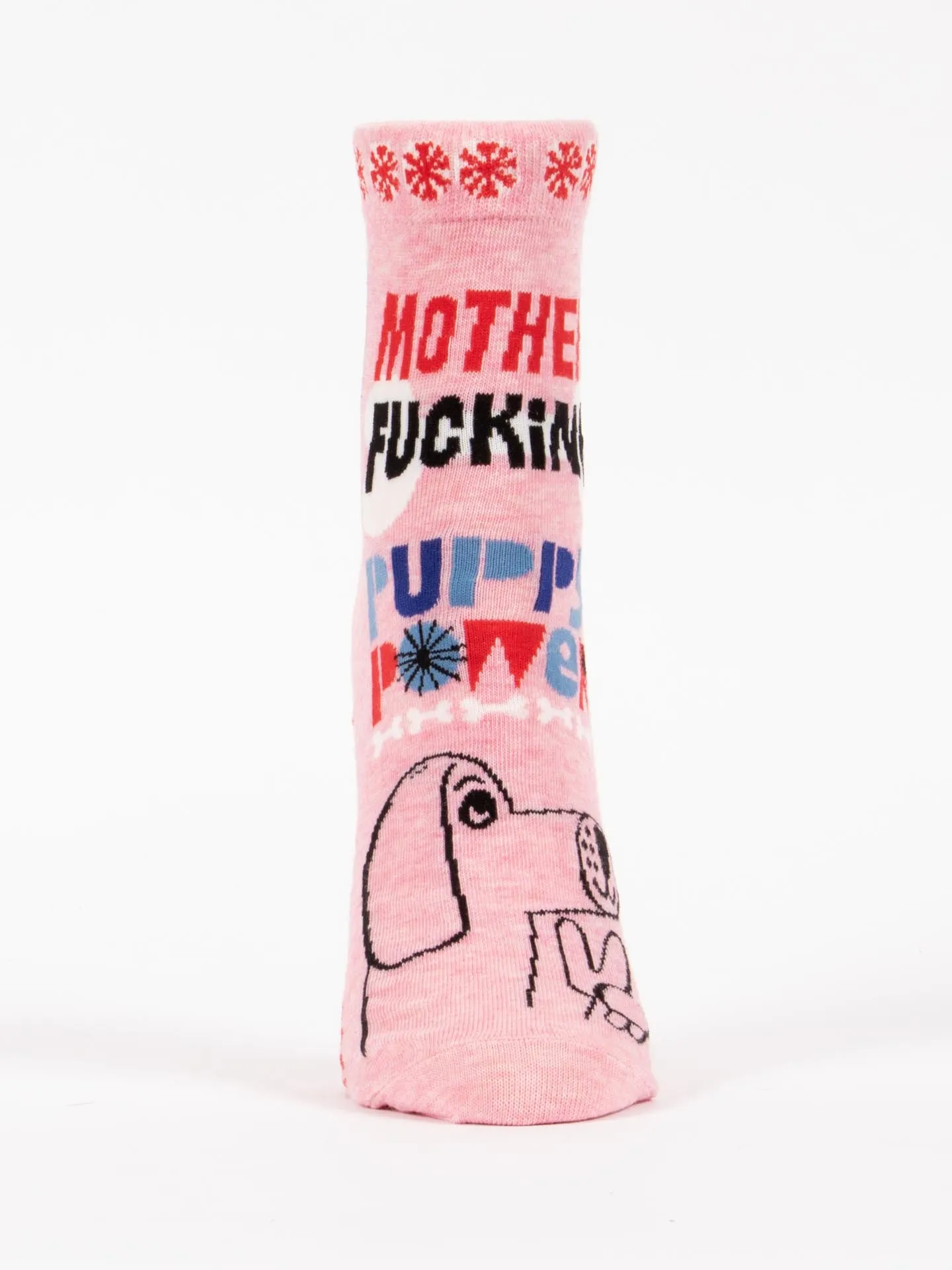 Mother Fucking Puppy Power W-Ankle Socks