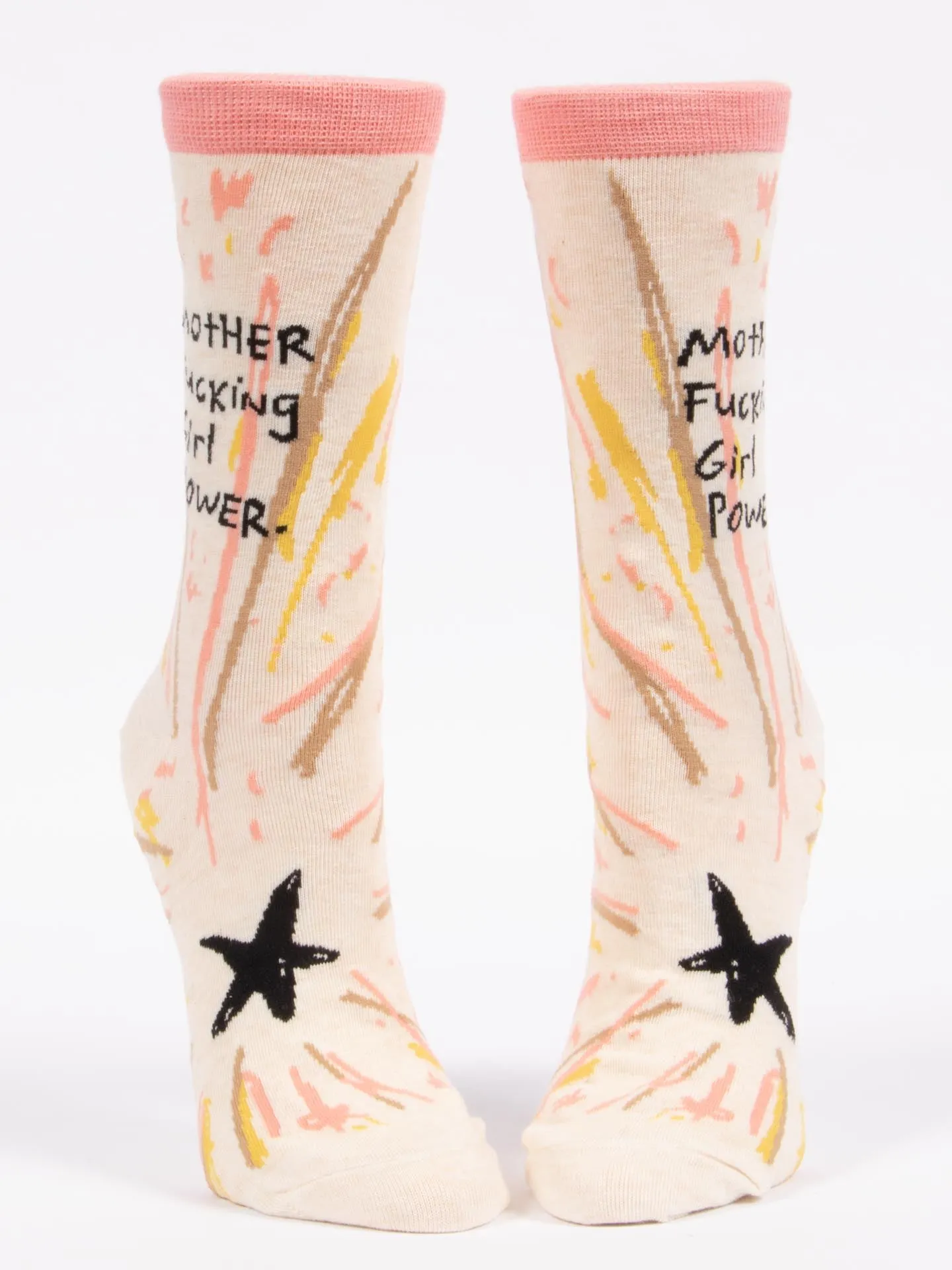 Motherfucking Girl Power W-Crew Socks