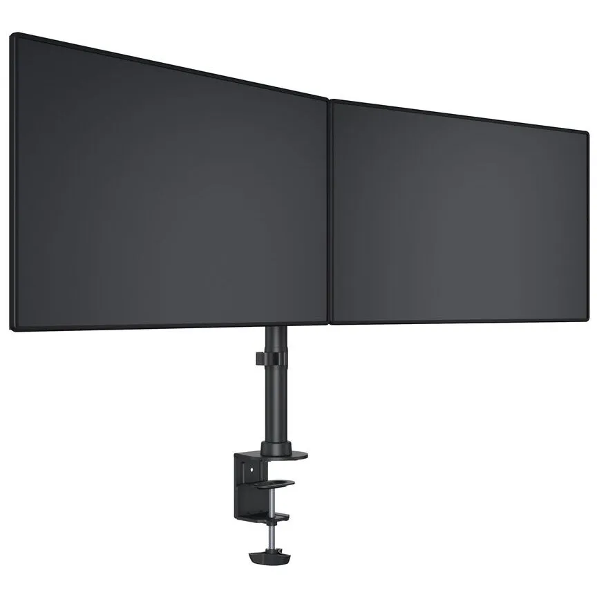 Multibrackets M Deskmount Basic Dual Mounting Kit for LCD Display - Black | 7350073733309
