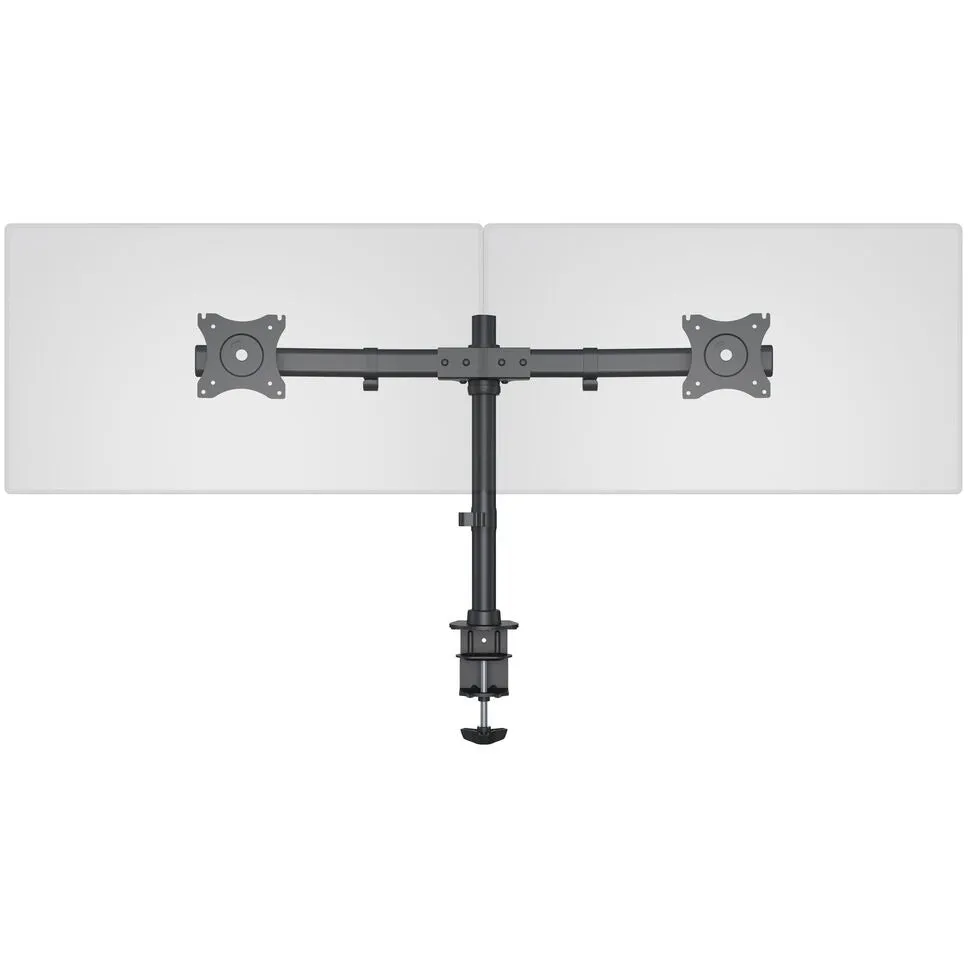 Multibrackets M Deskmount Basic Dual Mounting Kit for LCD Display - Black | 7350073733309