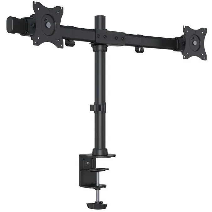 Multibrackets M Deskmount Basic Dual Mounting Kit for LCD Display - Black | 7350073733309