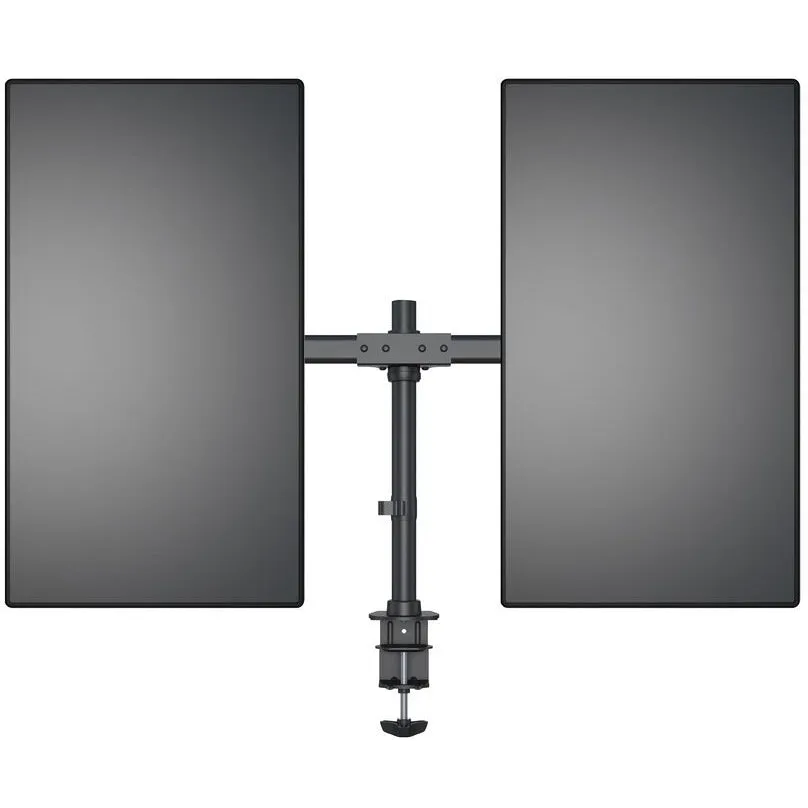 Multibrackets M Deskmount Basic Dual Mounting Kit for LCD Display - Black | 7350073733309