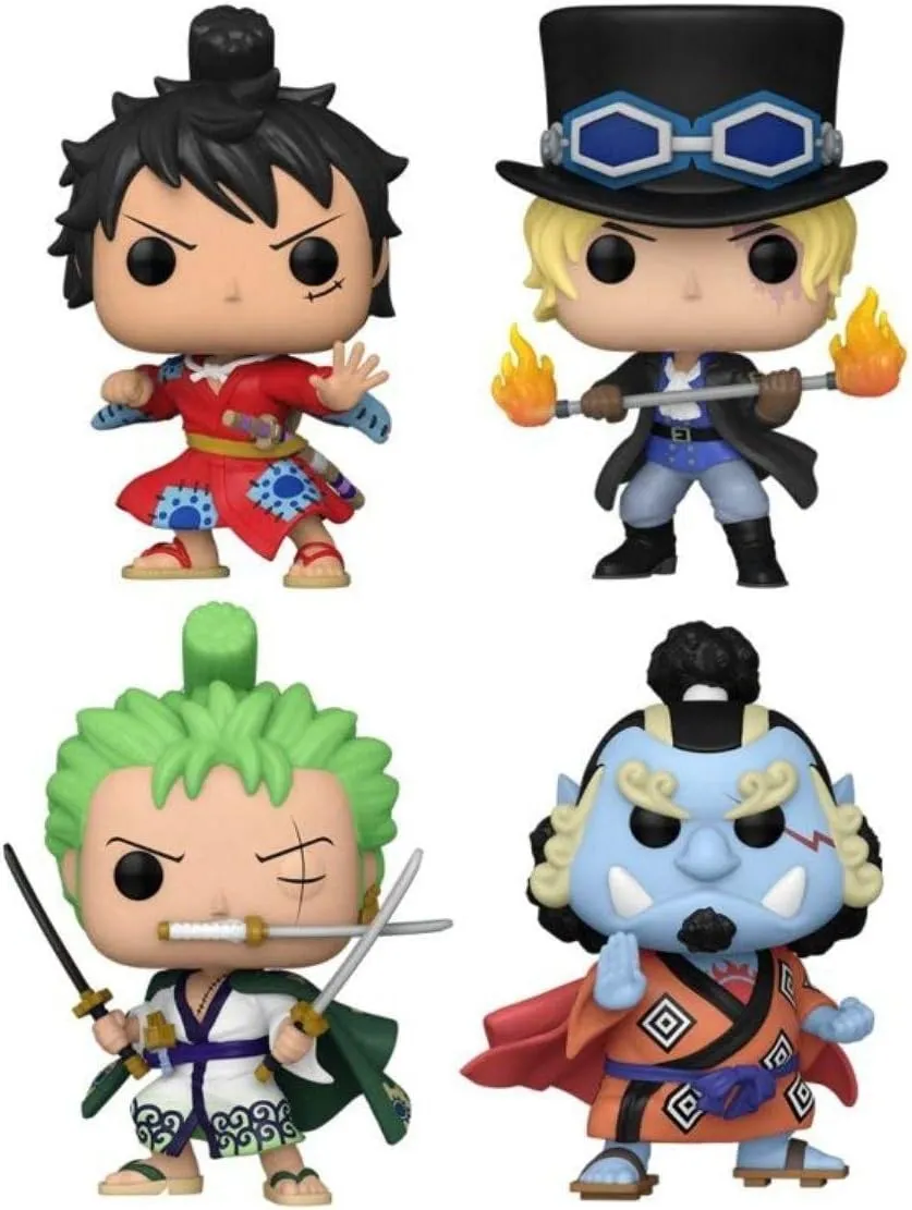 One Piece - 4 Pack Glow in the Dark Funko Pop