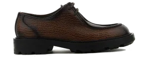 PAUL WARMER CLASSIC DERBY SHOES SHARK BROWN