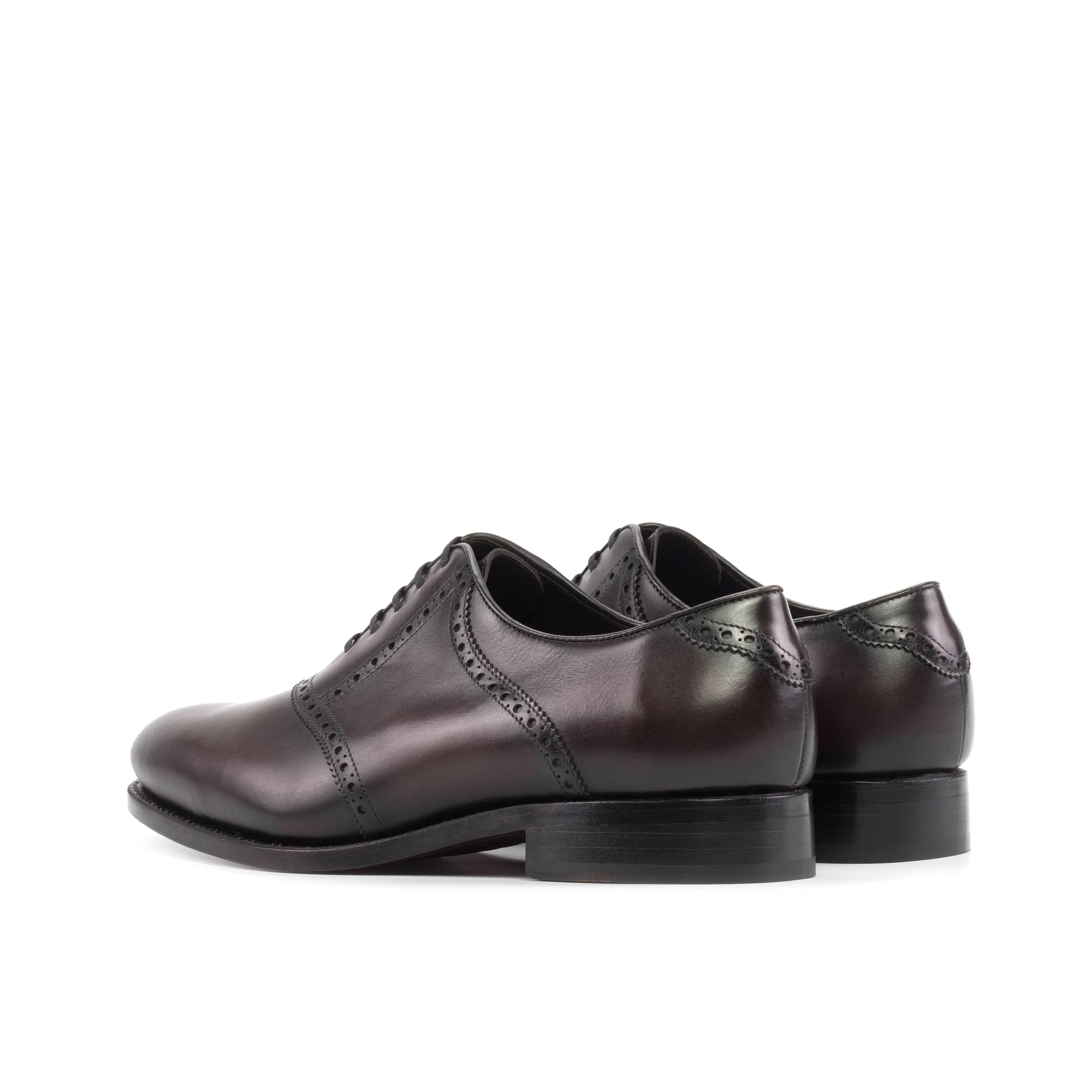 SADDLE SHOES DARK BROWN (TRADITIONAL-Z1)