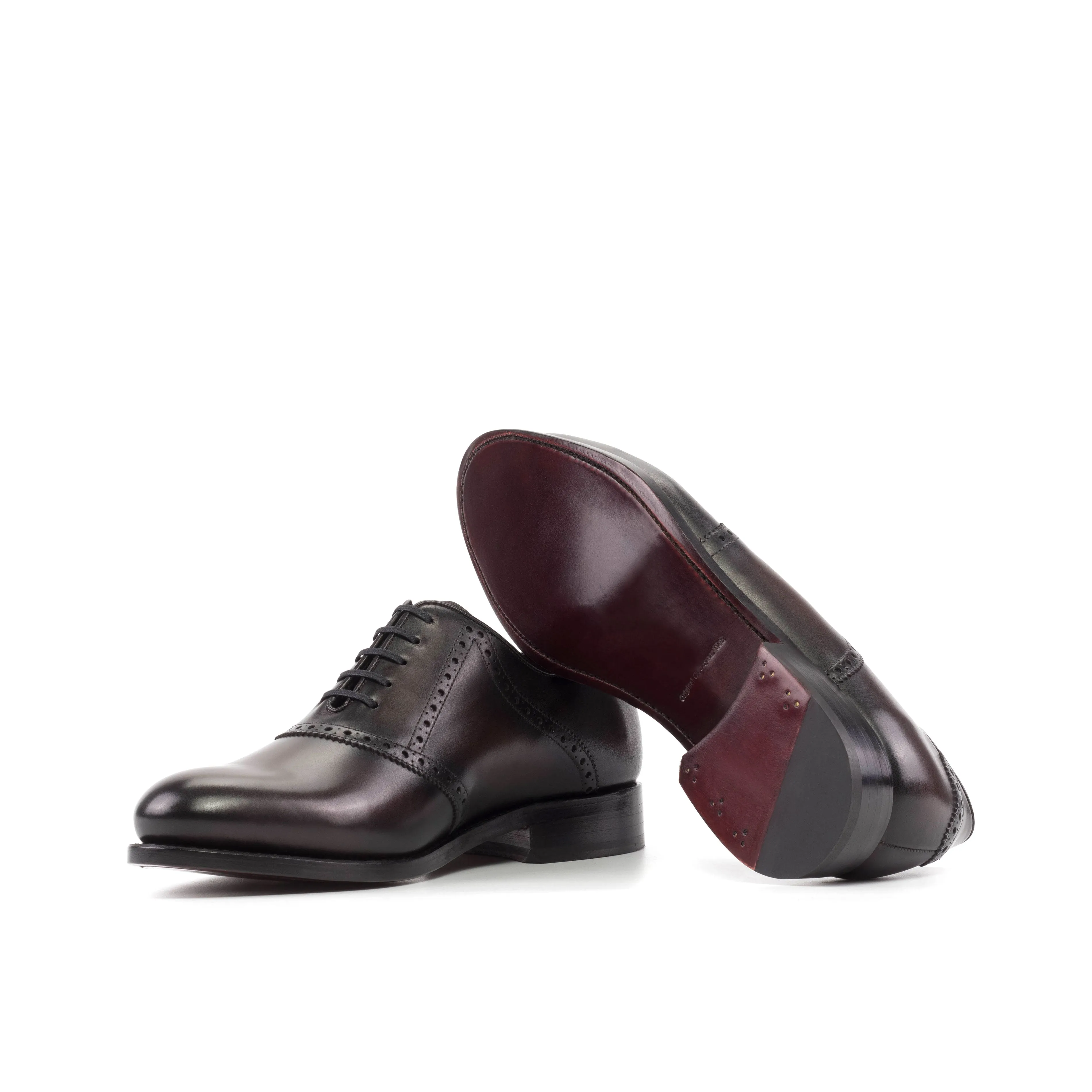 SADDLE SHOES DARK BROWN (TRADITIONAL-Z1)