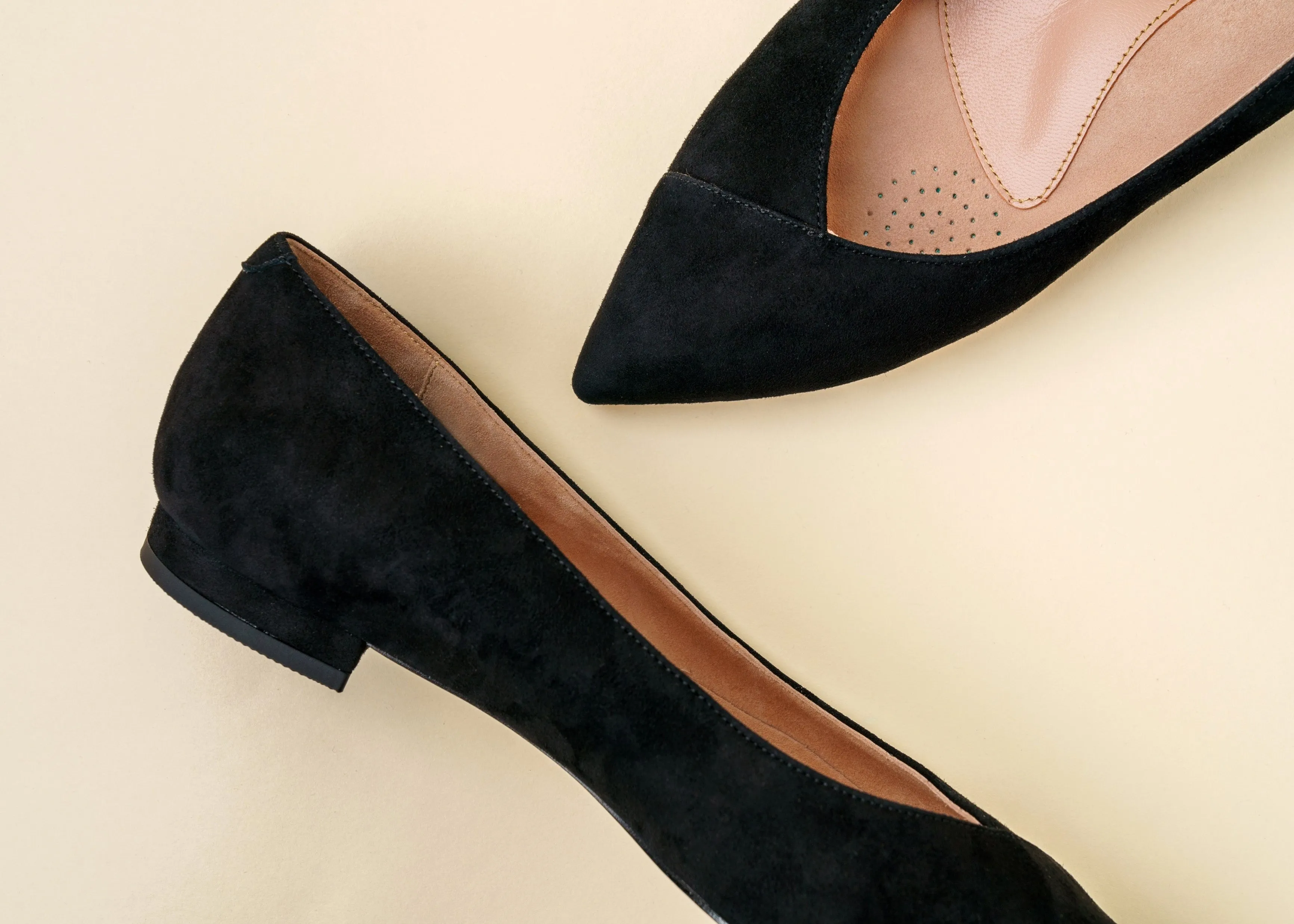 [SAMPLE] Black Suede Forever Flat
