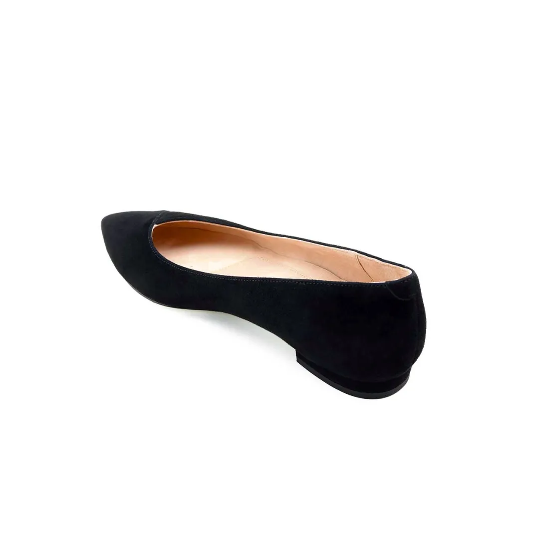 [SAMPLE] Black Suede Forever Flat