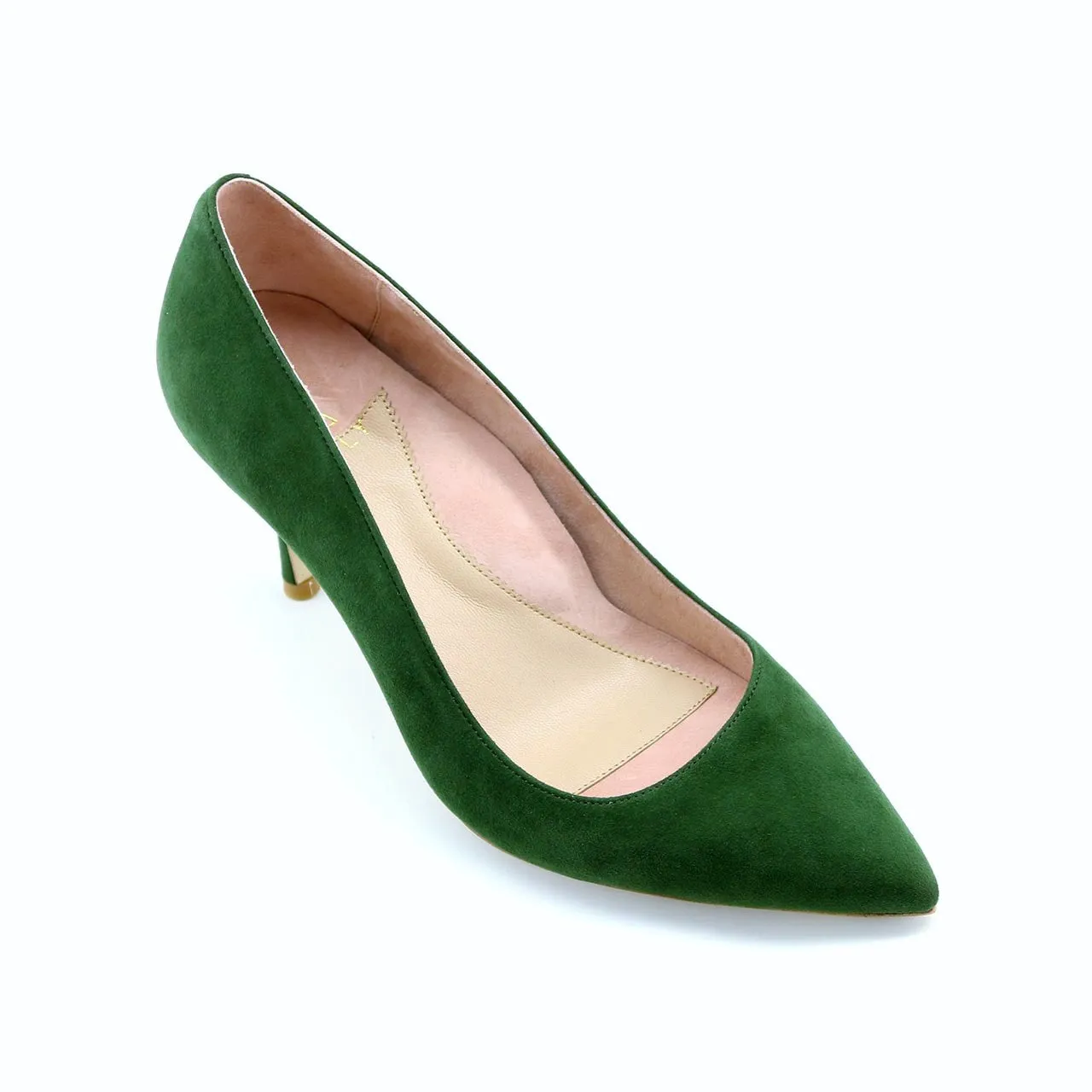 [SAMPLE] Emerald Suede Pump
