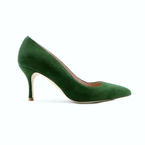 [SAMPLE] Emerald Suede Pump