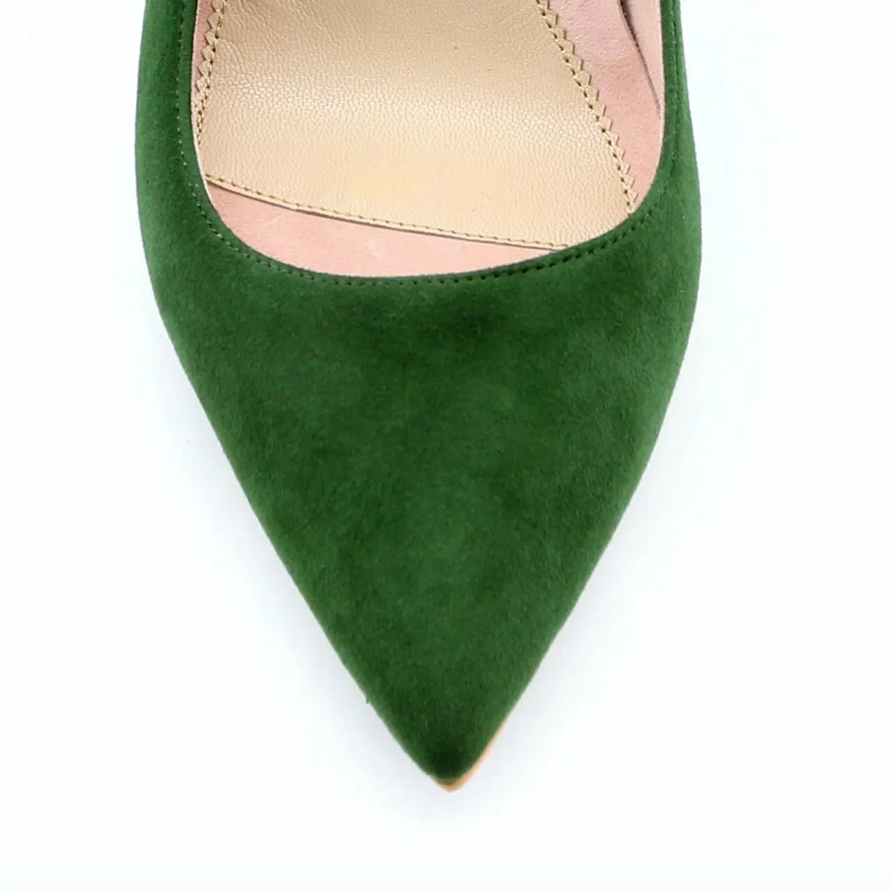 [SAMPLE] Emerald Suede Pump