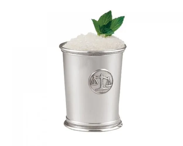 Scales of Justice Mint Julep Cup