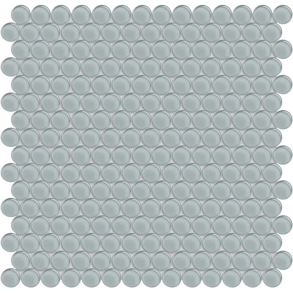 Shadow, Penny Round Mosaic - Glass Tile