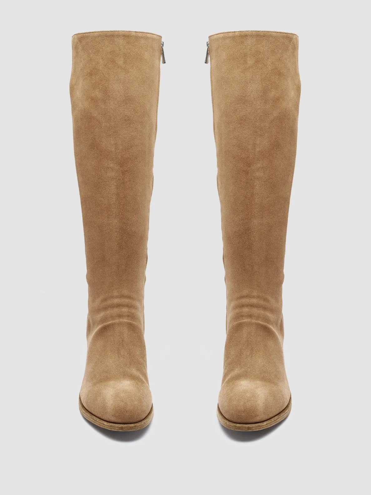 SHERRY 004 - Brown Suede Boots