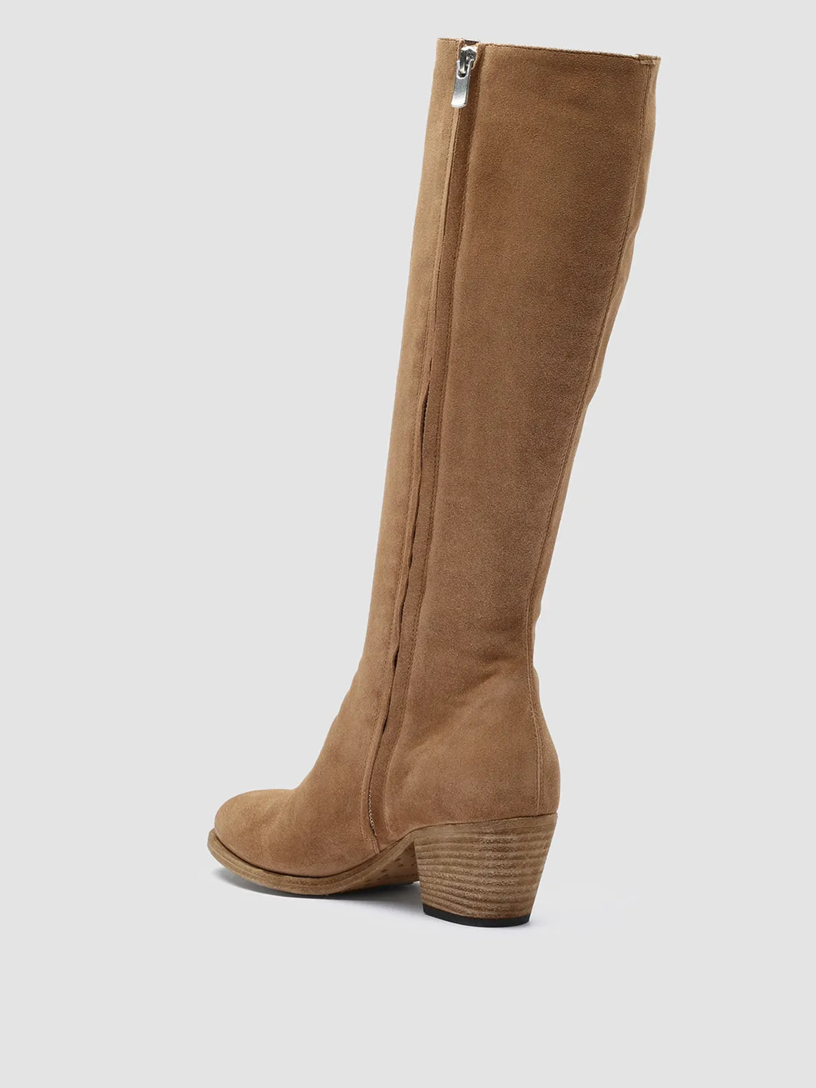SHERRY 004 - Brown Suede Boots