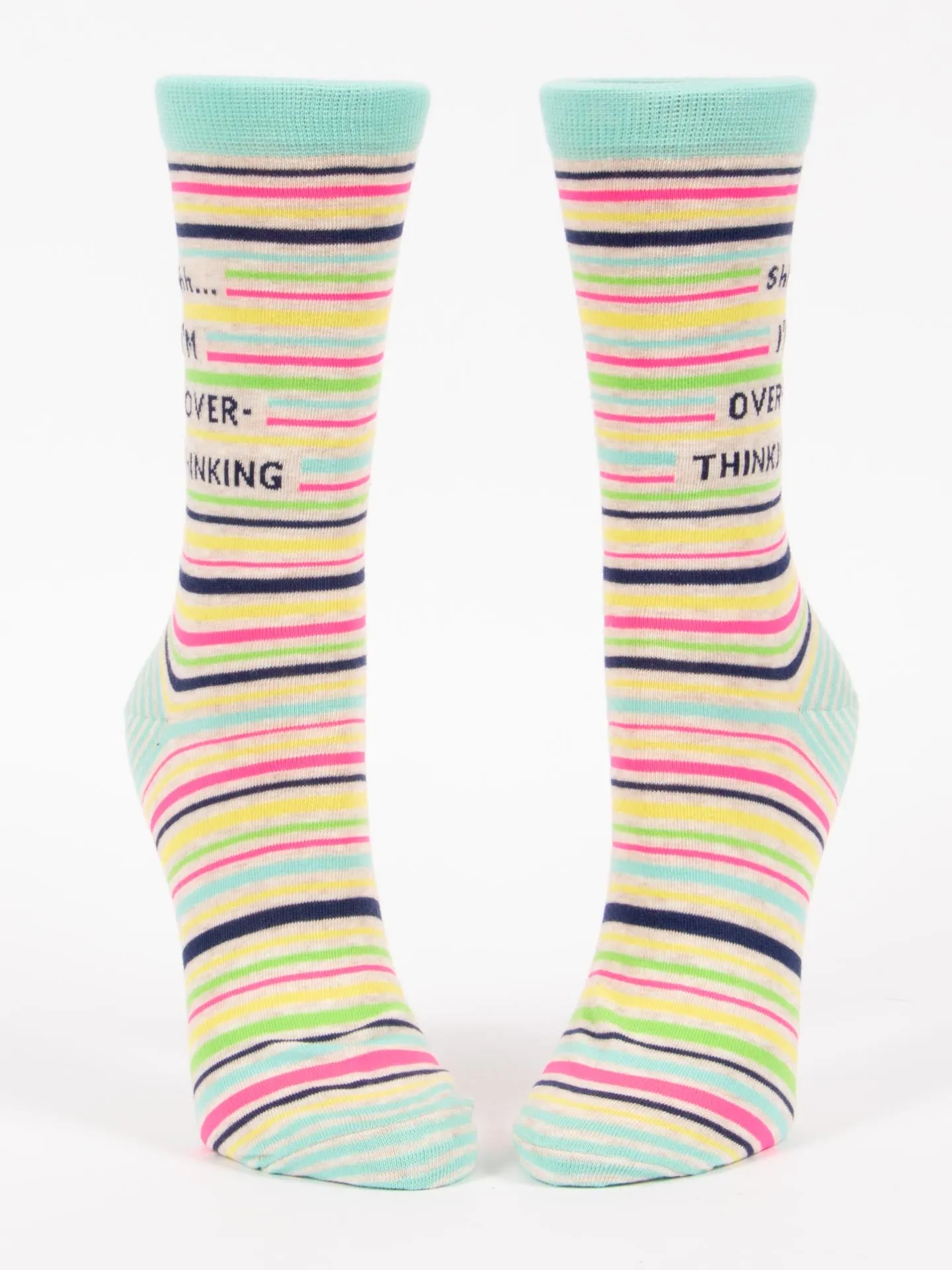 Shhh I'm Overthinking W-Crew Socks