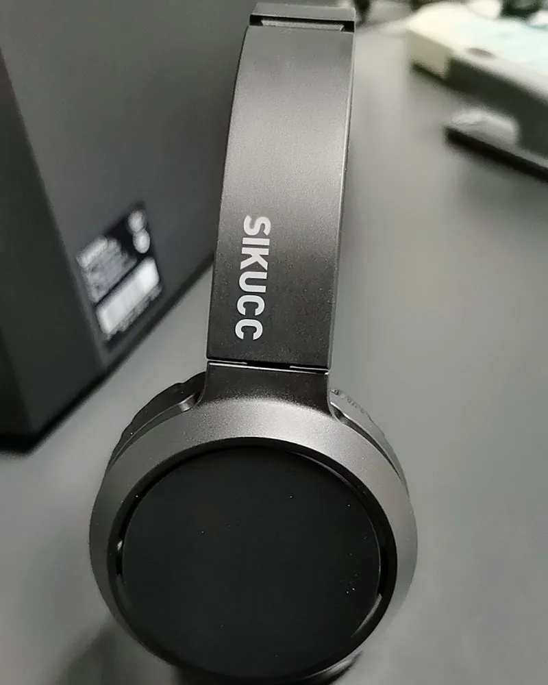 SIKUCC headphones wireless over ear bluetooth headphones, 20H playtime, hi-Res audio, deep bass, memory foam ear cups