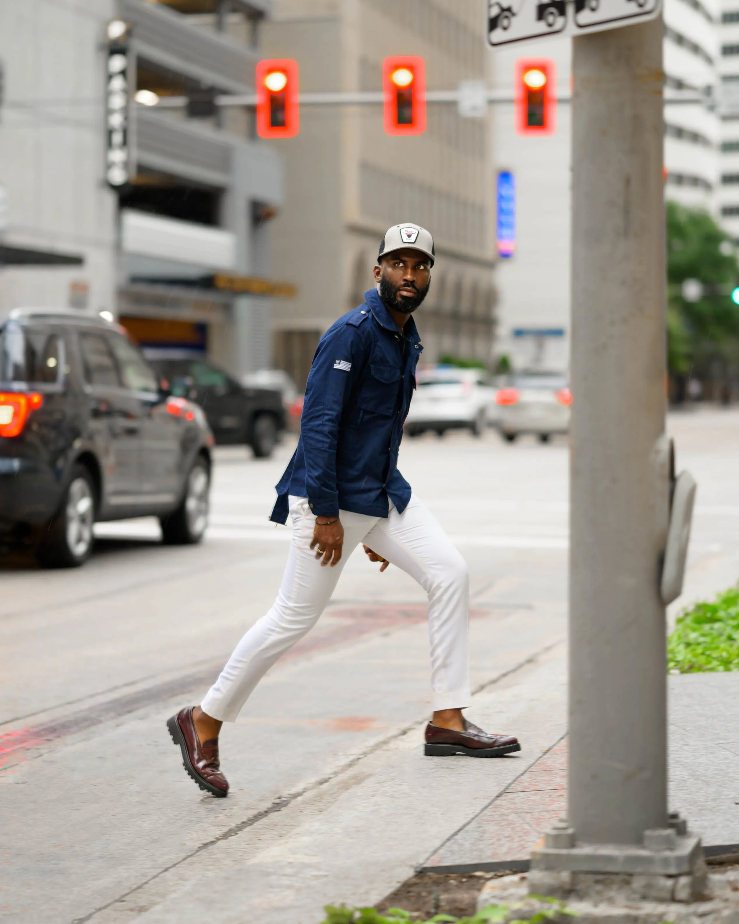 Smithson Penny Lug Loafer – Bordeaux