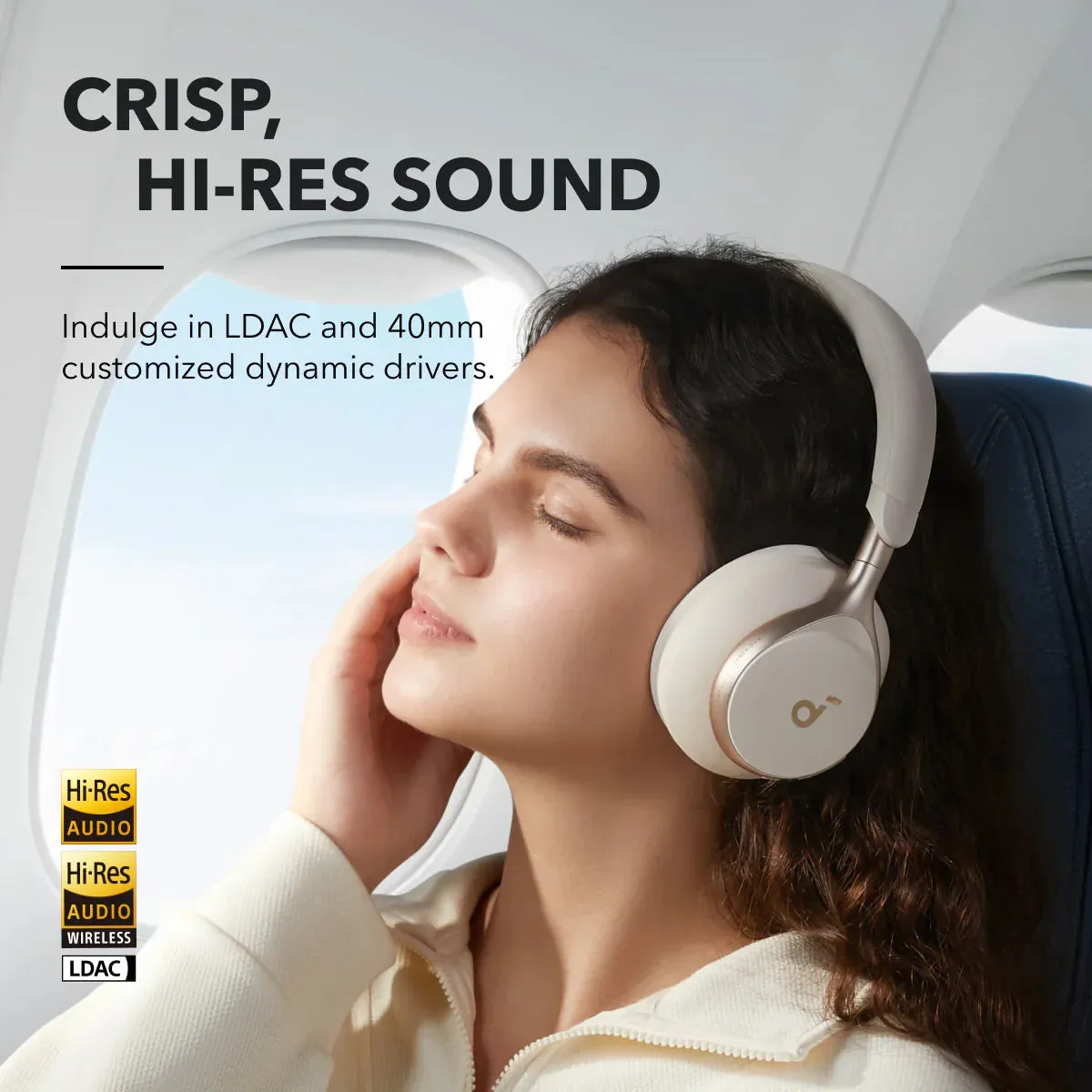 Soundcore Space One Wireless Headphones (White)