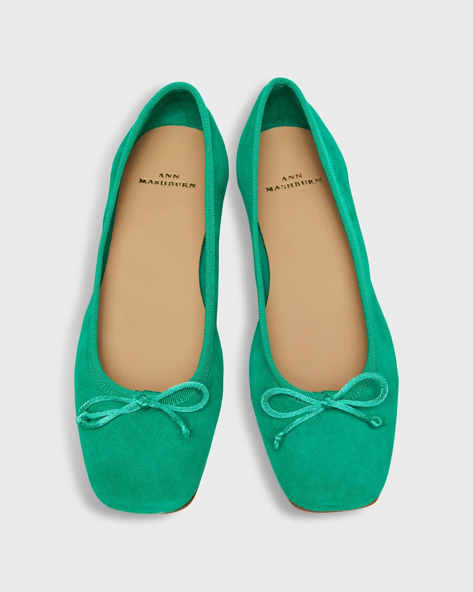 Square-Toe Ballet Flat