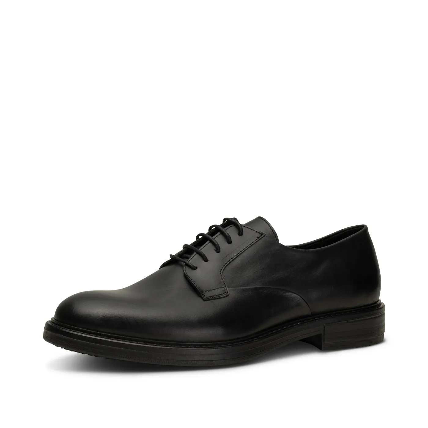 Stanley Derby Leather - BLACK
