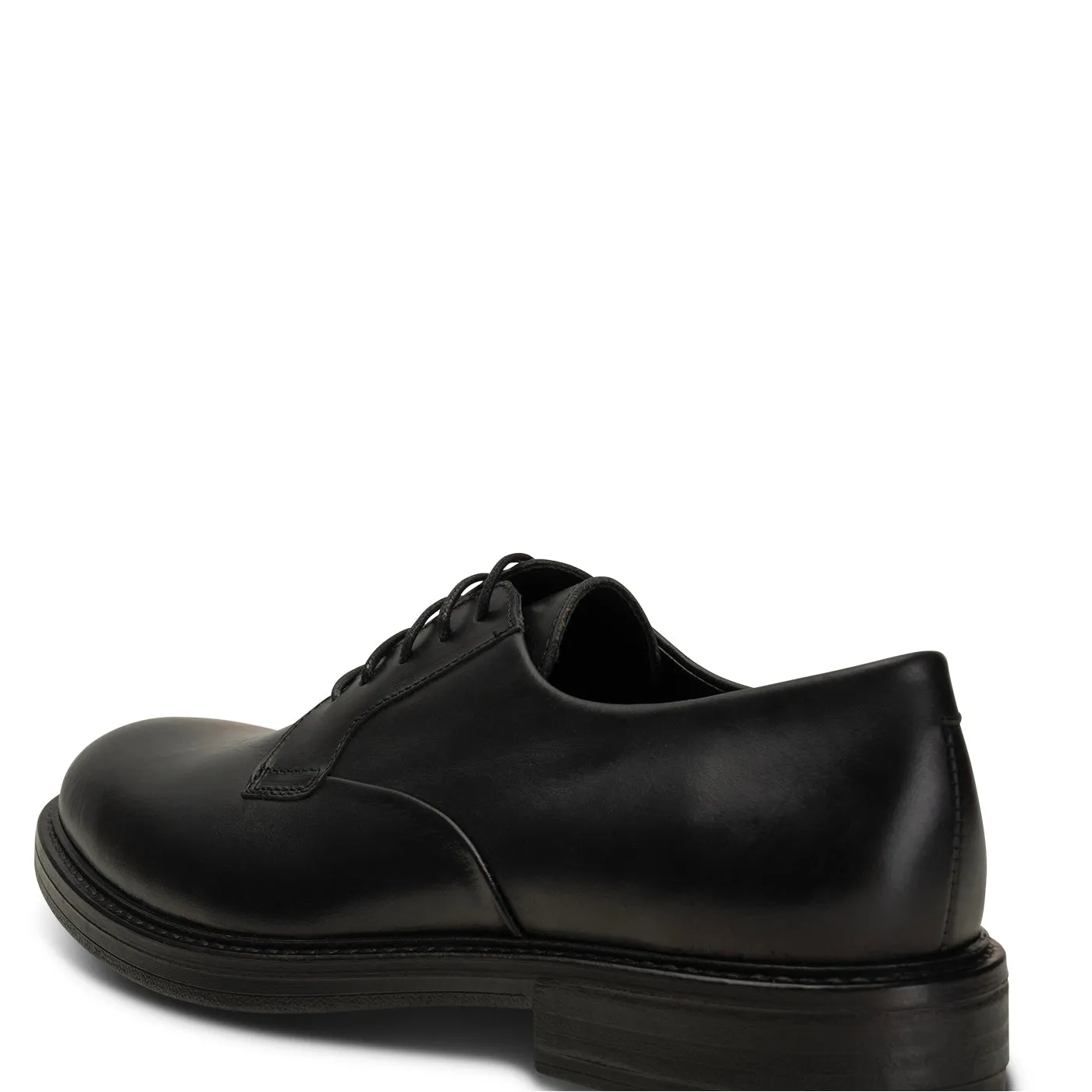 Stanley Derby Leather - BLACK