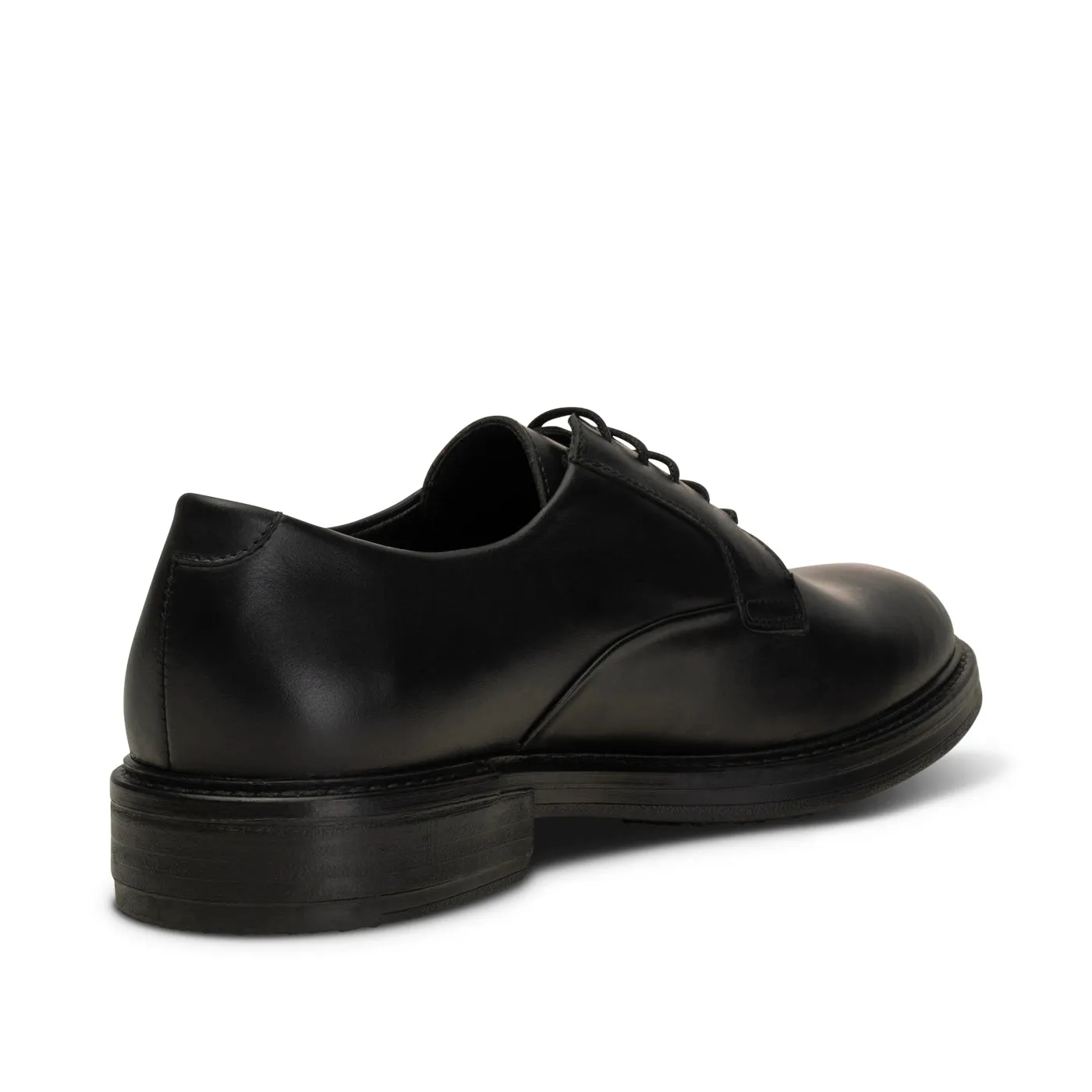Stanley Derby Leather - BLACK