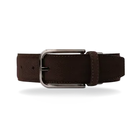 Suede Belt - Brown Suede