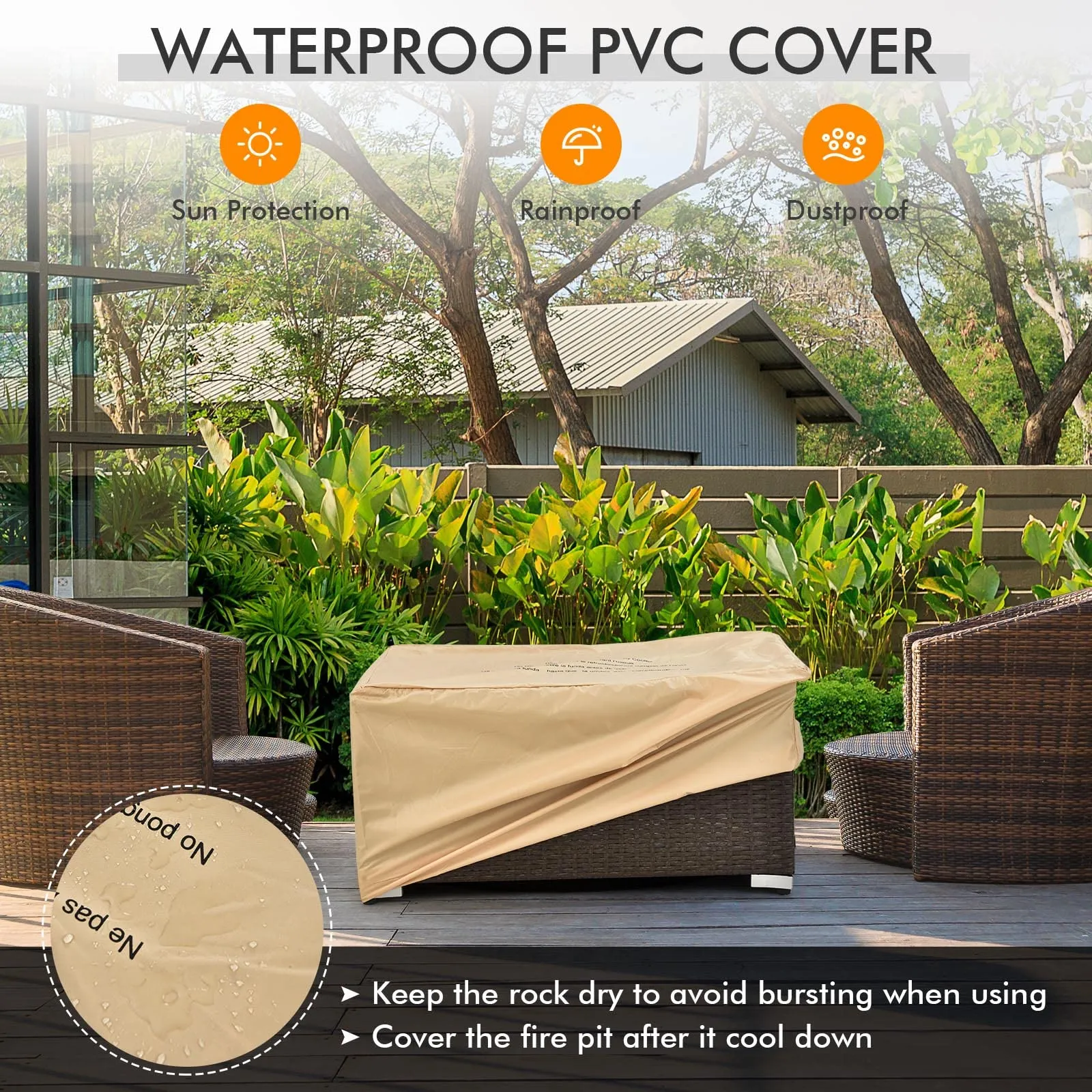Tangkula 8 Piece Outdoor Wicker Sofa Set, Patio Rattan Conversation Set