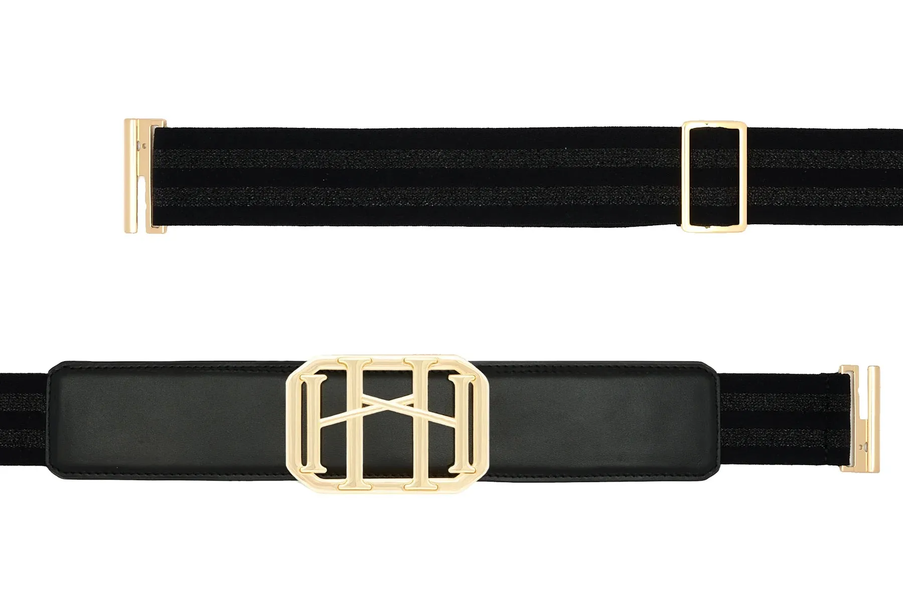 THE EQUESTRIAN BELT BY HEUREUX XII IN BLACK