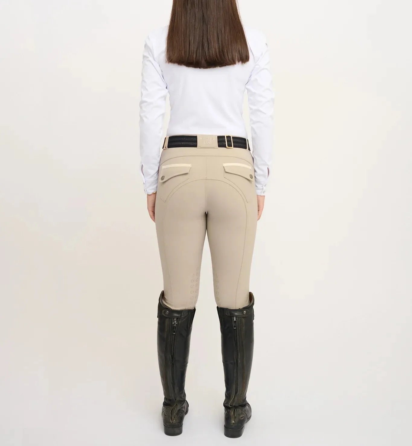 THE EQUESTRIAN BELT BY HEUREUX XII IN BLACK