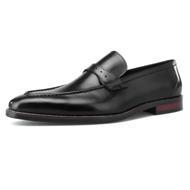 Trend4us Men's Classic Leather Penny Loafers