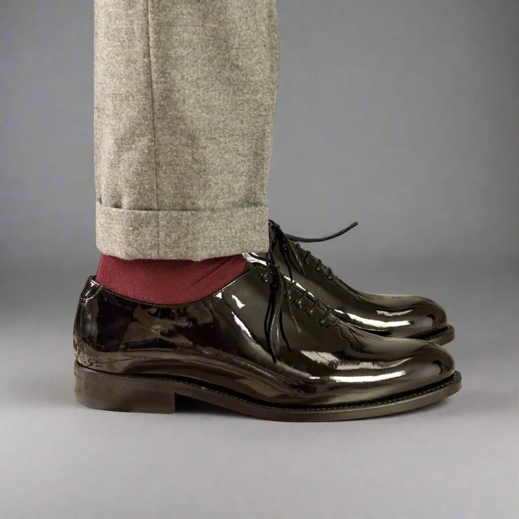 WHOLECUT BLACK PATENT (TRADITIONAL-Z1)