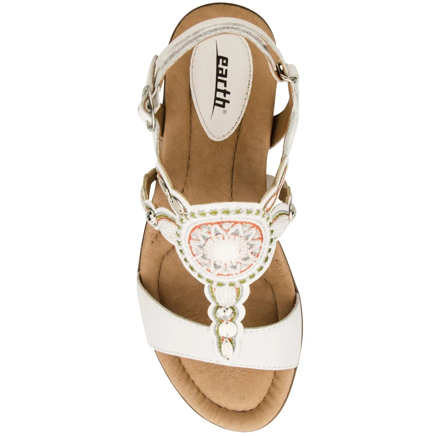 Women's Earth Sunbeam White Leather