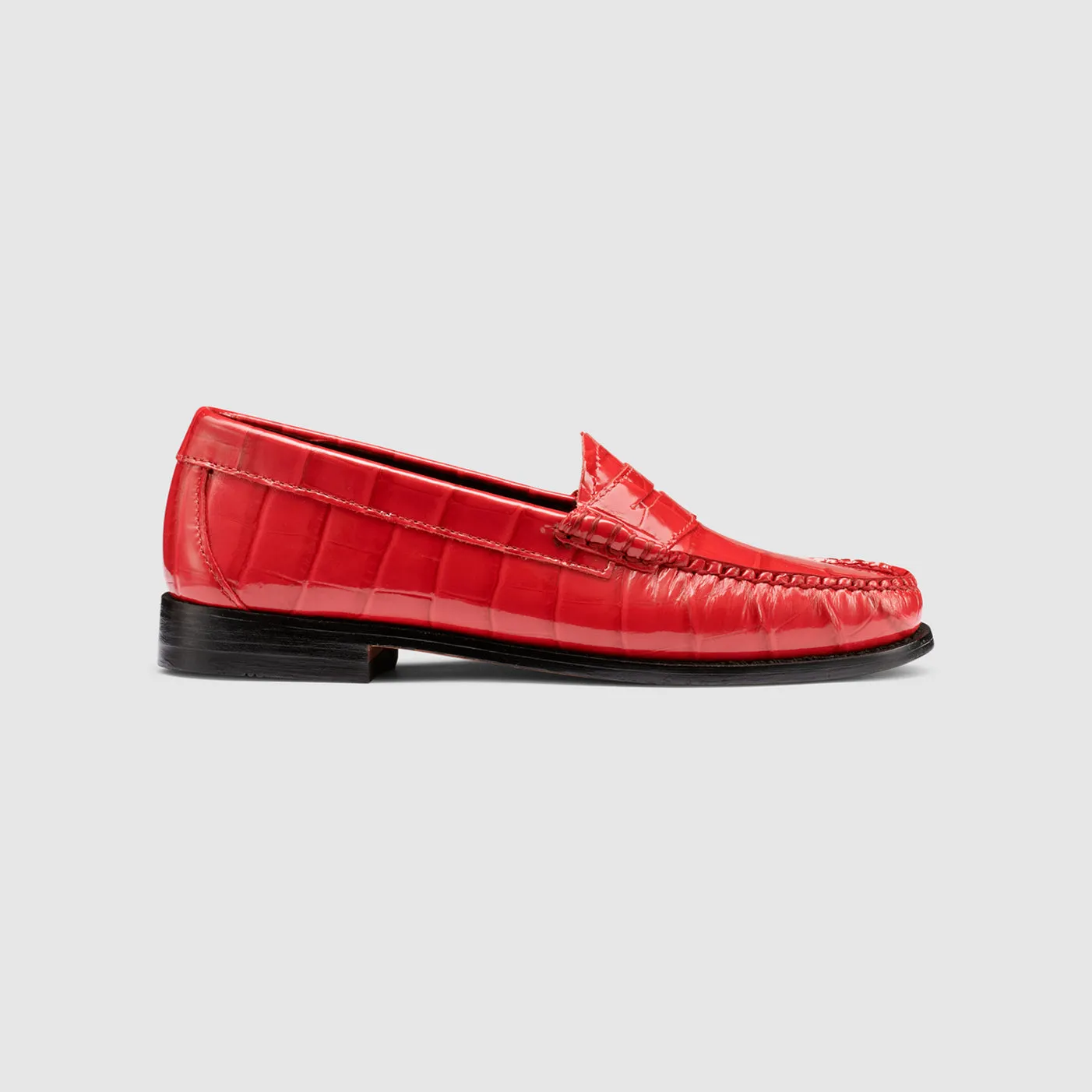WOMENS WHITNEY CROCO WEEJUNS LOAFER