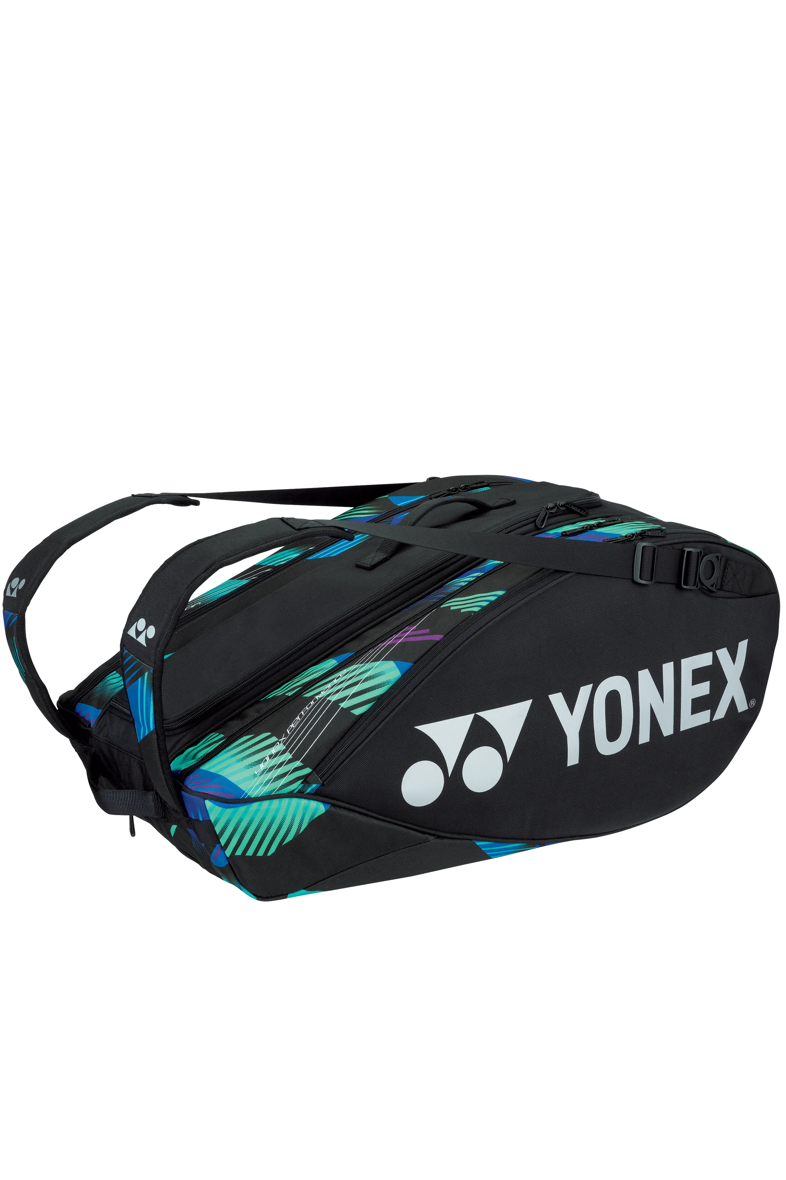 Yonex Pro Racquet Bag (9 PCS) [Green/Purple]